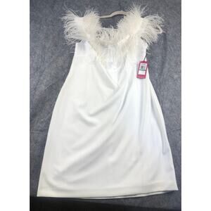 Vince Camuto Ivory Off Shoulder Wedding Dress Size Large NEW TAGS